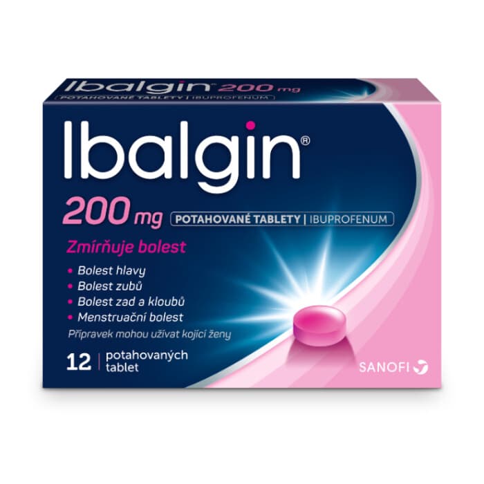 Obrázek produktu Ibalgin 200 mg 12 tablet