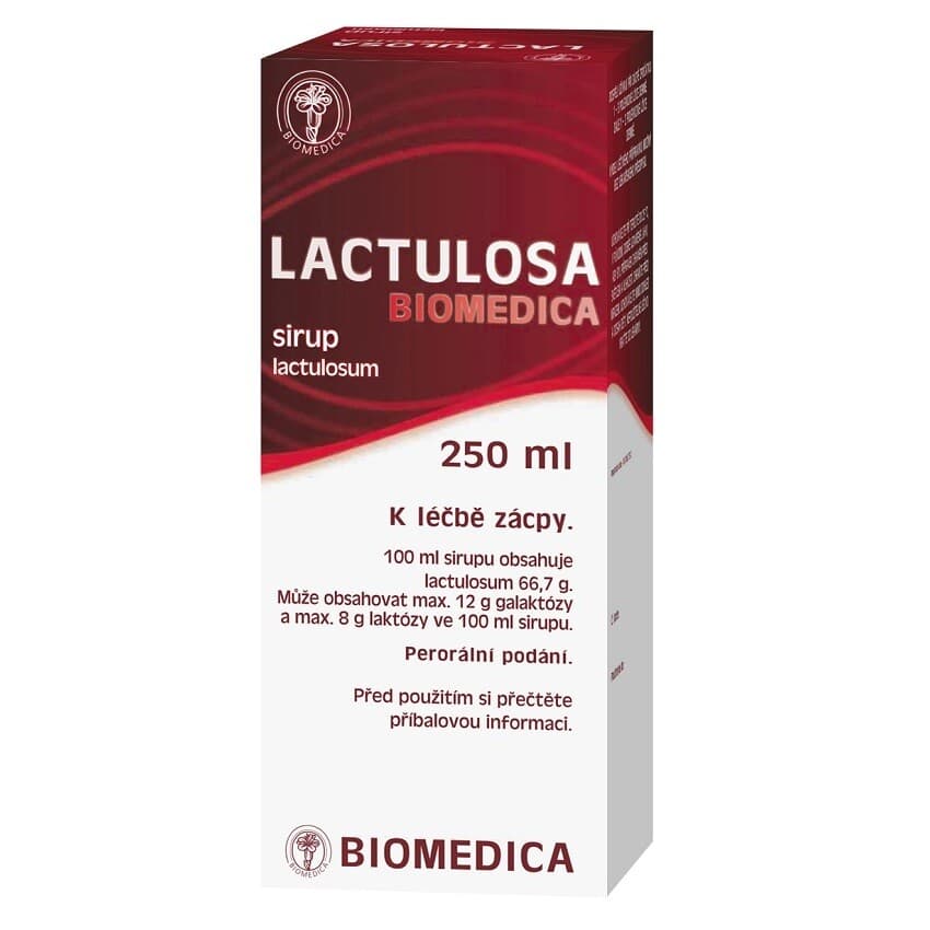 Obrázek produktu LACTULOSA BIOMEDICA 667mg/ml sirup 250 ml
