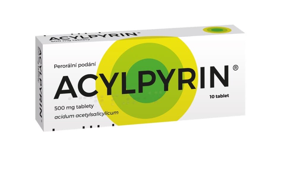Obrázek produktu ACYLPYRIN 500 mg neobalené tablety 10 ks