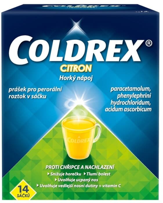 Obrázek produktu COLDREX HORKÝ NÁPOJ CITRON sáčky 14 ks
