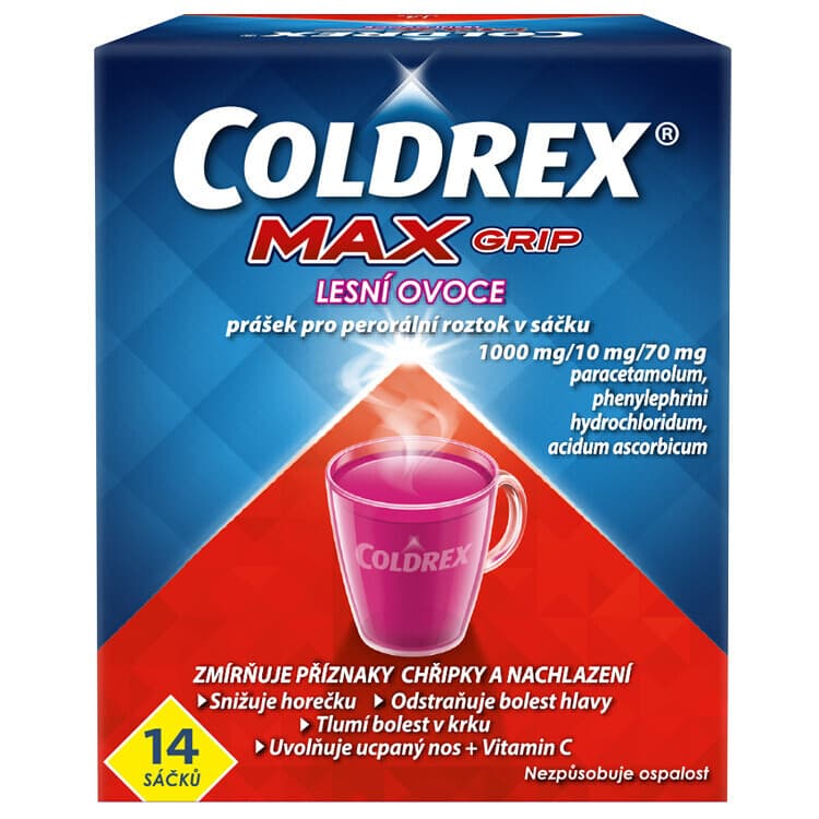 Obrázek produktu COLDREX MAXGRIP LESNÍ OVOCE sáčky 14 ks