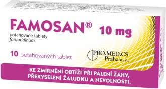 Obrázek produktu FAMOSAN 10 mg potahované tablety 10 ks