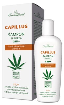 Obrázek produktu Cannaderm Capillus seborea šampon CBD + 150 ml