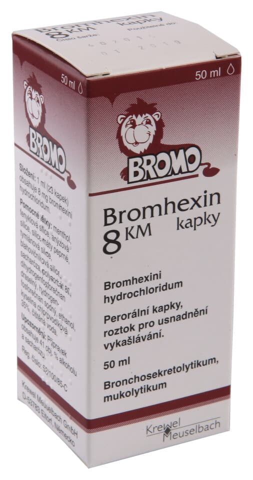 Obrázek produktu Bromhexin 8 KM kapky 50 ml