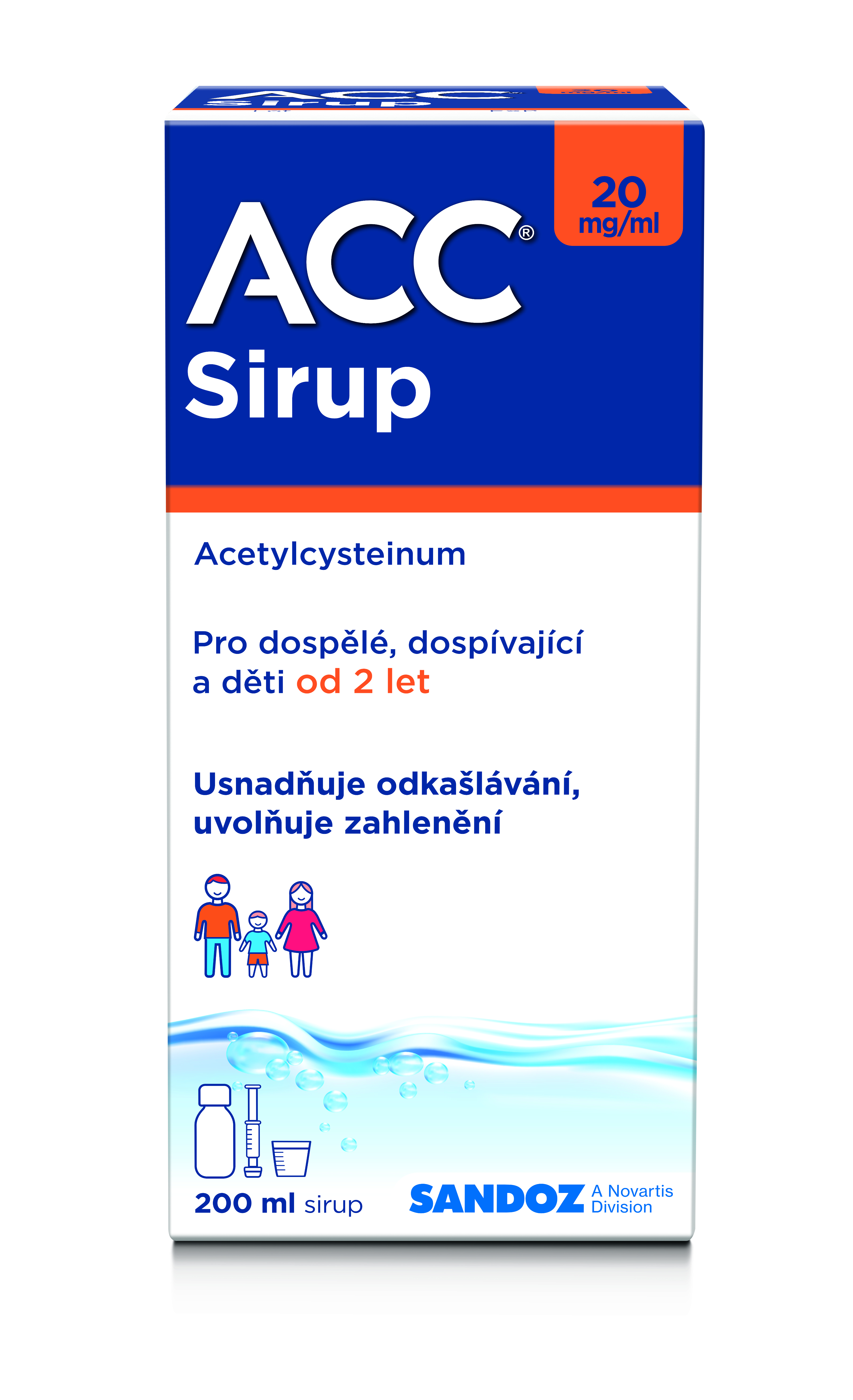 Obrázek produktu ACC® Sirup 20 mg/ ml 200 ml