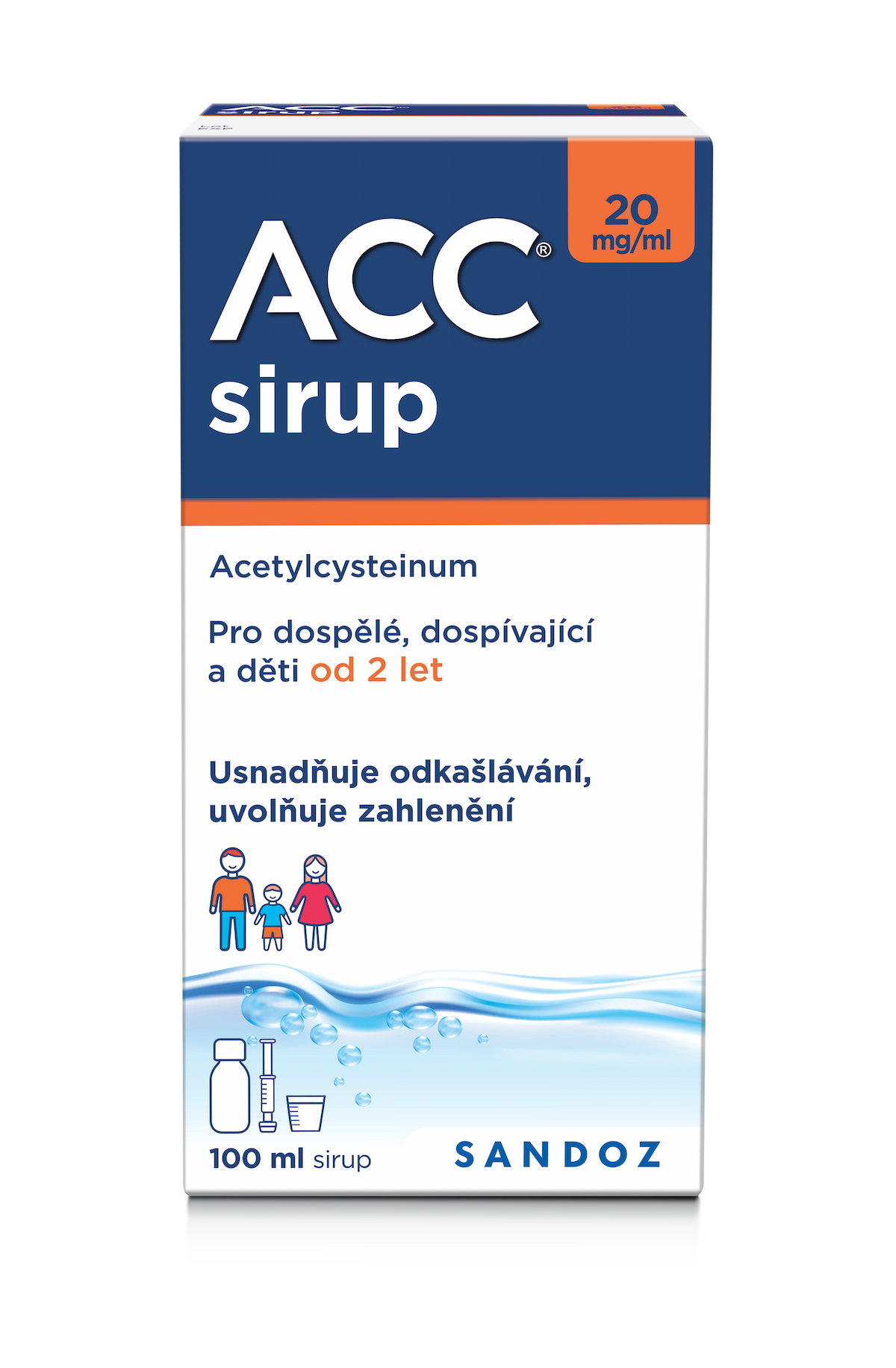 Obrázek produktu ACC® Sirup 20 mg/ ml 100 ml