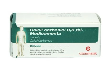 Obrázek produktu CALCII CARBONICI 0,5 TBL. MEDICAMENTA neobalené tablety 100