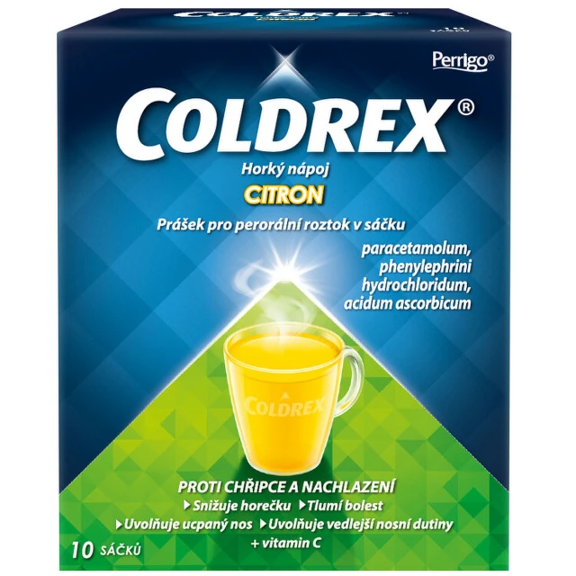 Obrázek produktu COLDREX HORKÝ NÁPOJ CITRON sáčky 10 ks